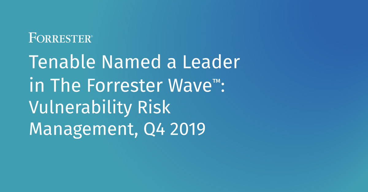 Tenable Is Cited As A Leader in Vulnerability Risk Management by Independent Research Firm image