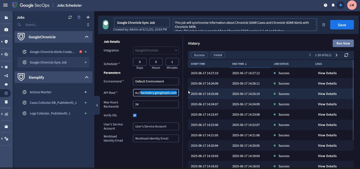 Setting the API Root Parameter